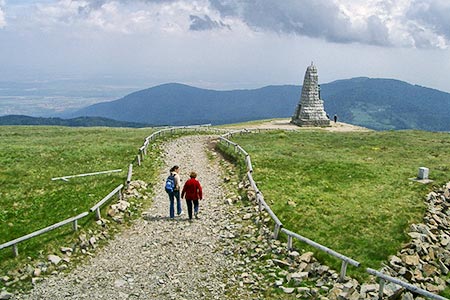 Grand Ballon im Elsass/Frankreich mit Blick ins Rheintal